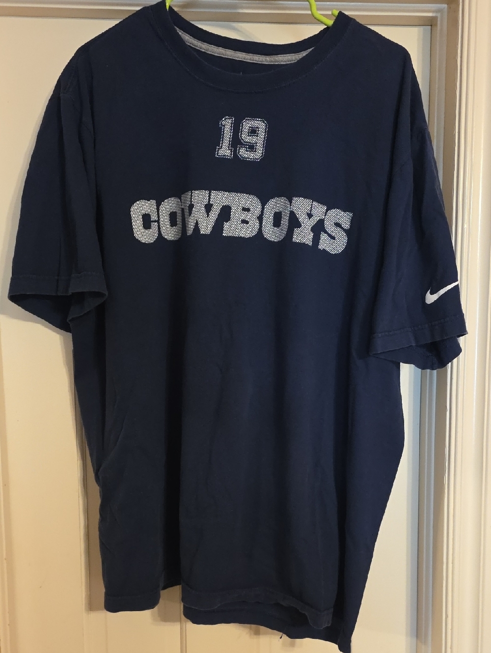 Nike Navy and White Cowboys Graphic Tee